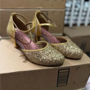 Glittery Gold Women's Shoes